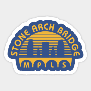 Stone Arch Bridge Minneapolis Sticker